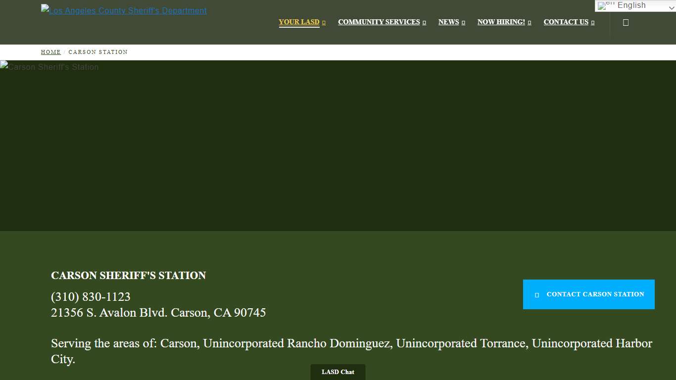 Carson Station | Los Angeles County Sheriff’s Department