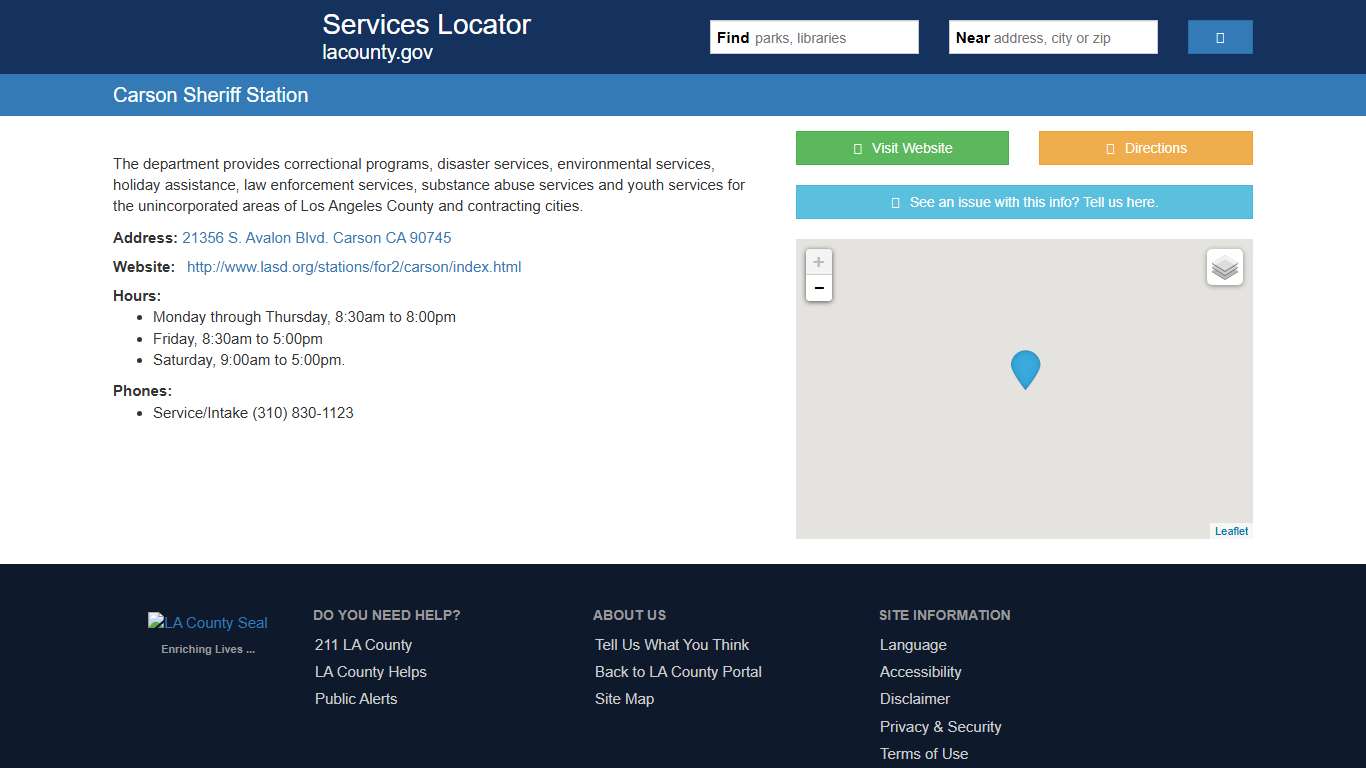 Carson Sheriff Station